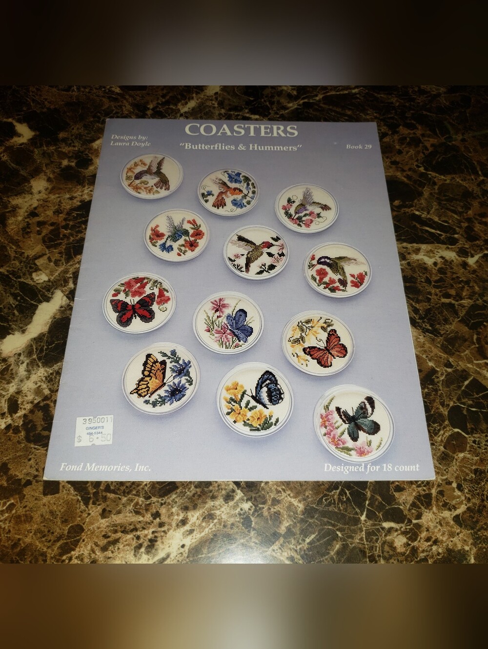 Butterfly Cross-Stitch Lot Of Six (6) - Picture 3 of 13